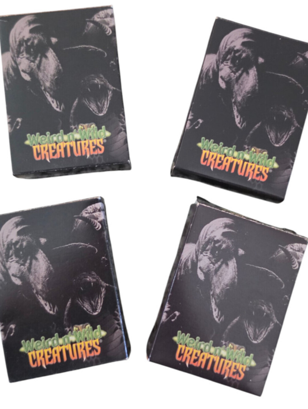 Weird n’ Wild Creatures Trading Cards Lot of 4 Full Boxes Pre-Owned